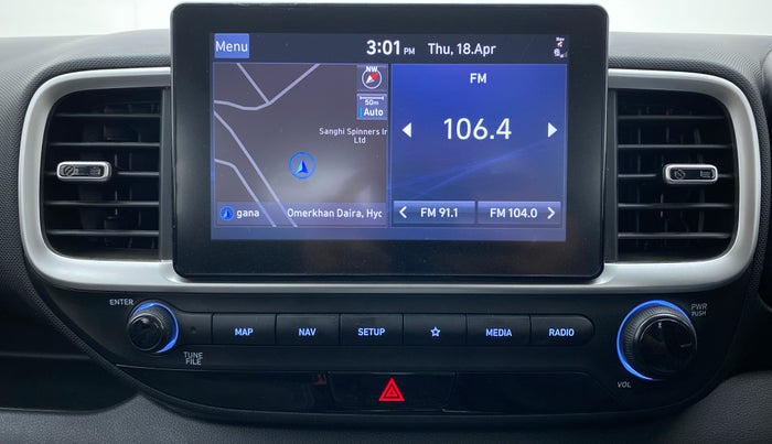 2021 Hyundai VENUE SX 1.0 (O) TURBO IMT, Petrol, Manual, 37,490 km, Touchscreen Infotainment System