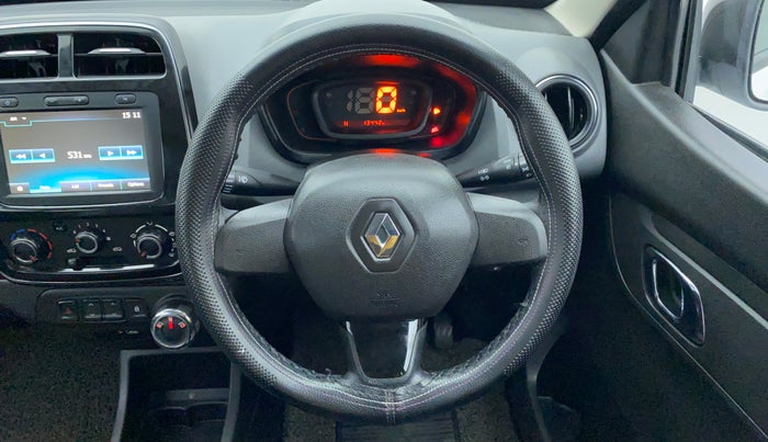 2019 Renault Kwid RXT 1.0 EASY-R AT OPTION, Petrol, Automatic, 13,373 km, Steering Wheel Close Up