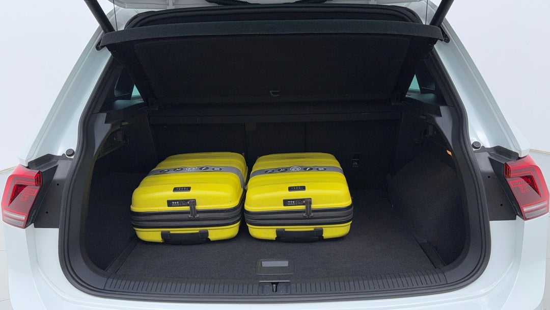 Boot Inside View with Luggage