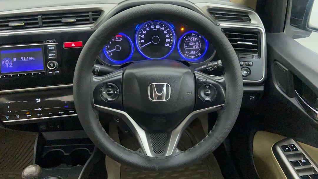 Steering Wheel Close Up
