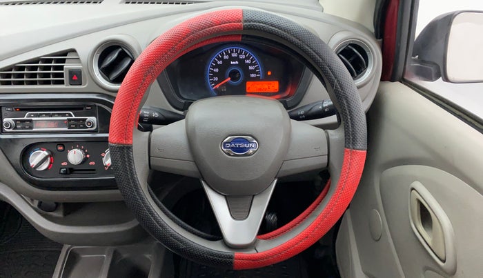 2016 Datsun Redi Go T (O), Petrol, Manual, 13,674 km, Steering Wheel Close Up