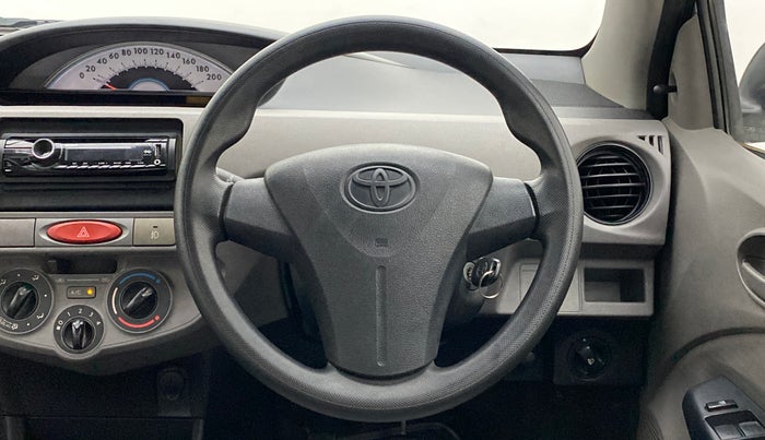 2011 Toyota Etios G, Petrol, Manual, 61,625 km, Steering Wheel Close Up