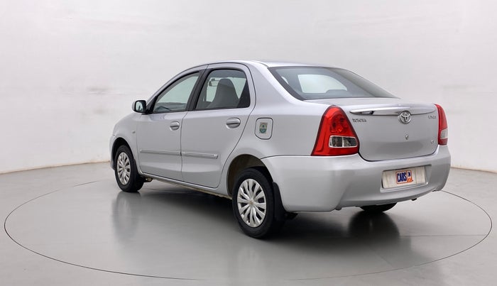 2011 Toyota Etios G, Petrol, Manual, 61,625 km, Left Back Diagonal