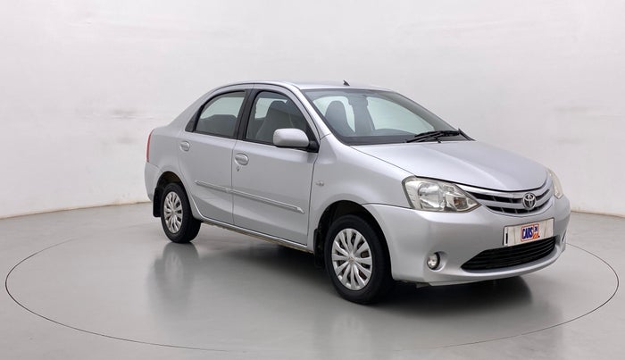 2011 Toyota Etios G, Petrol, Manual, 61,625 km, Right Front Diagonal