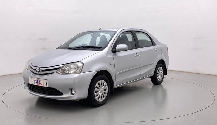 2011 Toyota Etios G, Petrol, Manual, 61,625 km, Left Front Diagonal