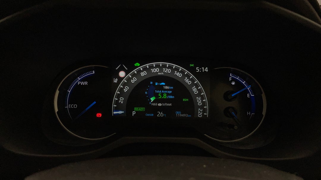 2021 Toyota RAV4 Cruiser (awd) Hybrid, Automatic, 119493 km, Odometer View