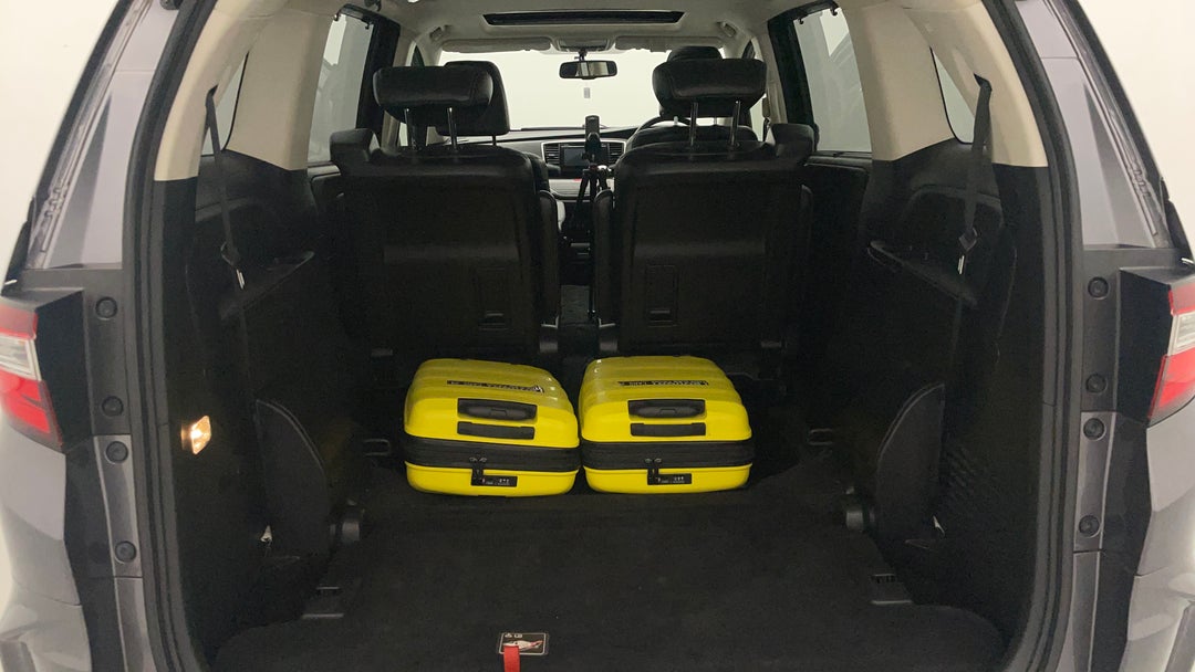 Boot Inside View with Luggage