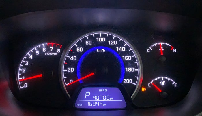2018 Hyundai Grand i10 MAGNA AT 1.2 KAPPA VTVT, Petrol, Automatic, 16,844 km, Odometer Image