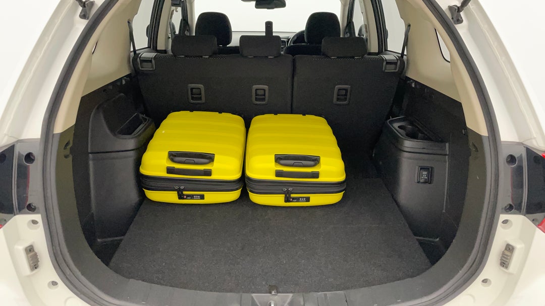 Boot Inside View with Luggage