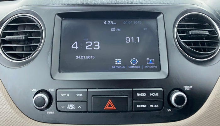 2019 Hyundai Grand i10 SPORTZ 1.2 KAPPA VTVT, Petrol, Manual, 39,642 km, Infotainment System