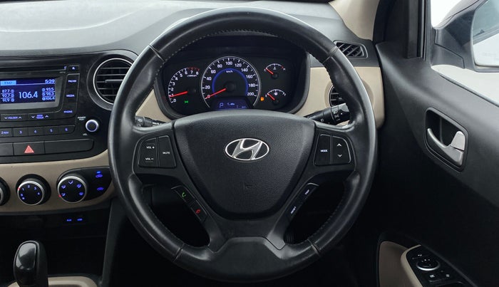 2015 Hyundai Grand i10 ASTA 1.2 AT VTVT, Petrol, Automatic, 50,265 km, Steering Wheel Close Up