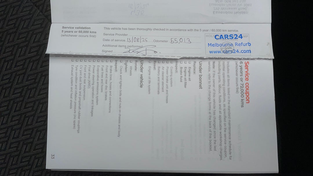 2019 Holden Commodore Lt (5yr), Automatic, 55014 km, Service History