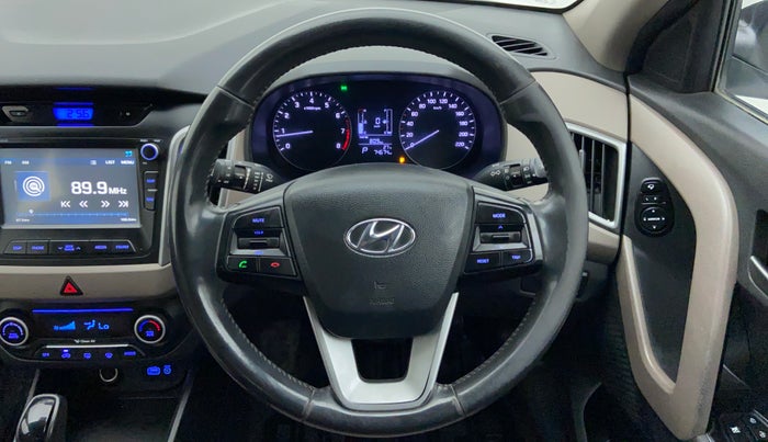 2017 Hyundai Creta 1.6 SX PLUS AUTO PETROL, Petrol, Automatic, 74,725 km, Steering Wheel Close Up
