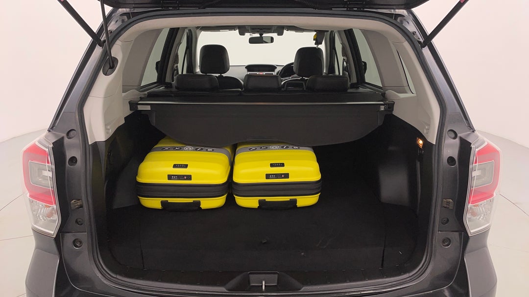 Boot Inside View with Luggage