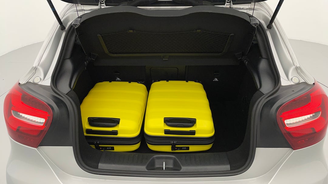 Boot Inside View with Luggage