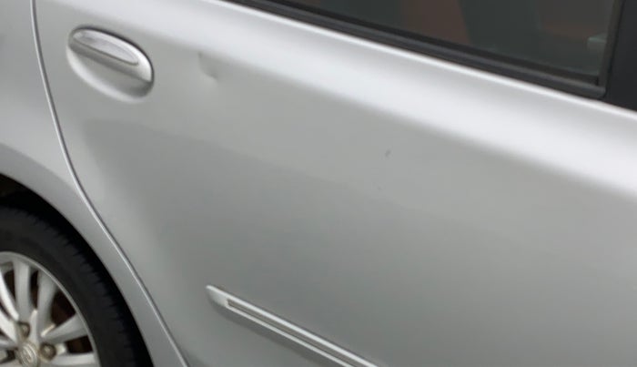 2011 Toyota Etios VX, Petrol, Manual, 64,947 km, Right rear door - Slightly dented