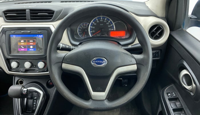2019 Datsun Go Plus T CVT, Petrol, Automatic, 65,843 km, Steering Wheel Close Up
