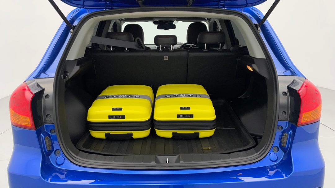 Boot Inside View with Luggage