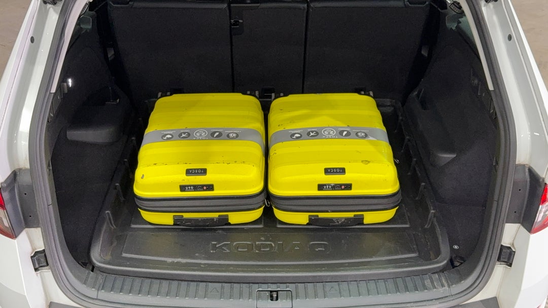 Boot Inside View with Luggage