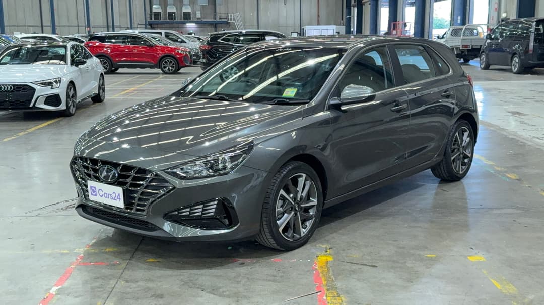 2023 Hyundai i30 Elite, Automatic, 23501 km, Left Front Diagonal (45- Degree) View