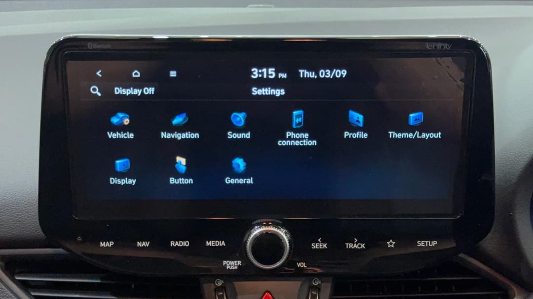 2023 Hyundai i30 Elite, Automatic, 23501 km, Infotainment System