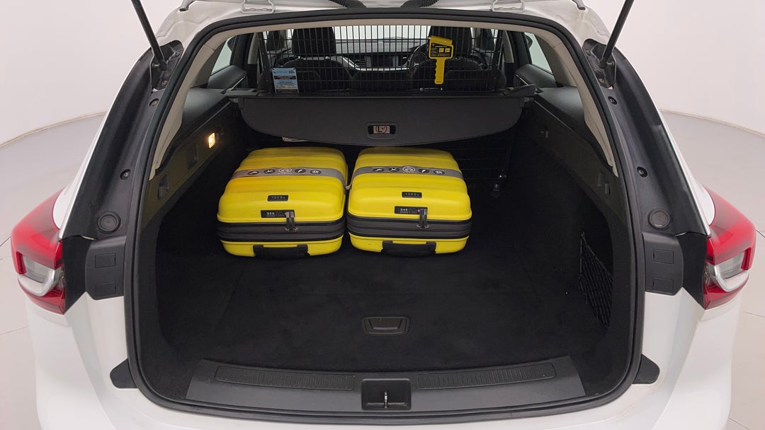 Boot Inside View with Luggage