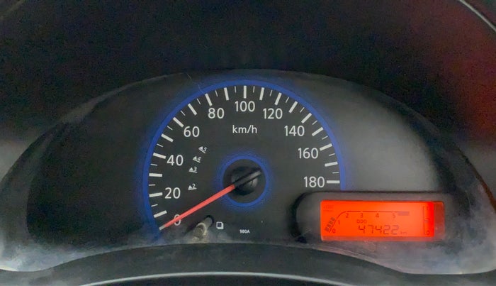 2014 Datsun Go A, Petrol, Manual, 47,422 km, Odometer Image