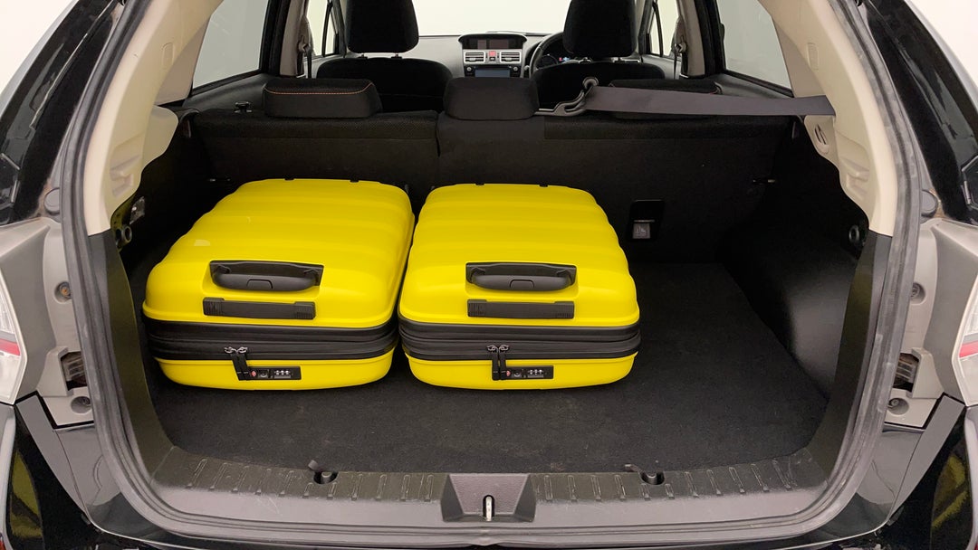Boot Inside View with Luggage