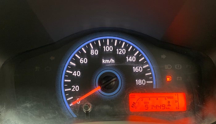 2016 Datsun Redi Go S, Petrol, Manual, 51,494 km, Odometer Image
