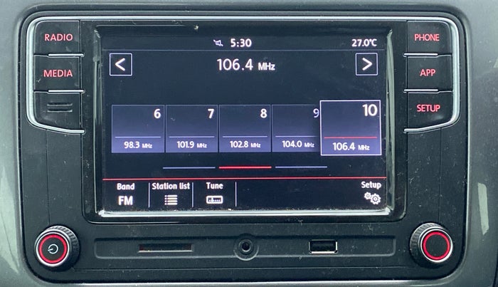 2020 Volkswagen Polo HIGHLINE PLUS 1.0 TSI MT, Petrol, Manual, 6,086 km, Touchscreen Infotainment System
