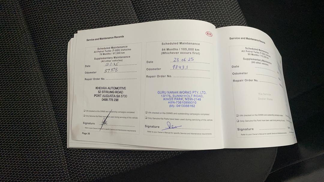 2017 Kia Cerato Sport, Automatic, 98865 km, Service History