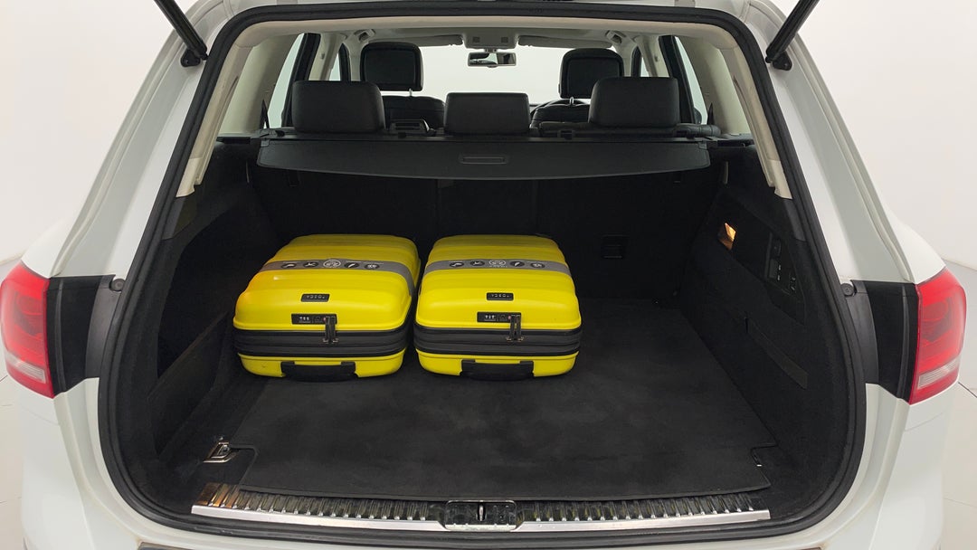 Boot Inside View with Luggage