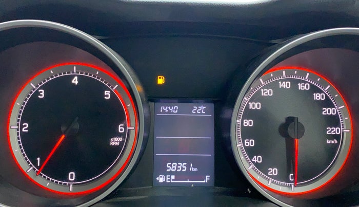2018 Maruti Swift ZDI +, Diesel, Manual, 58,437 km, Odometer Image