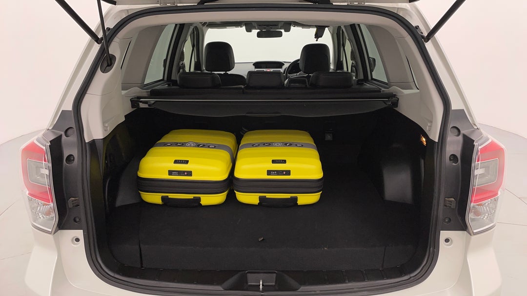 Boot Inside View with Luggage