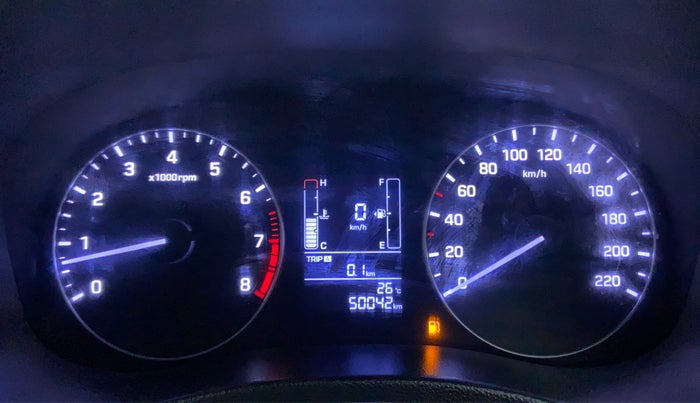 2017 Hyundai Creta SX PLUS 1.6 PETROL DUAL TONE, Petrol, Manual, 50,121 km, Odometer Image
