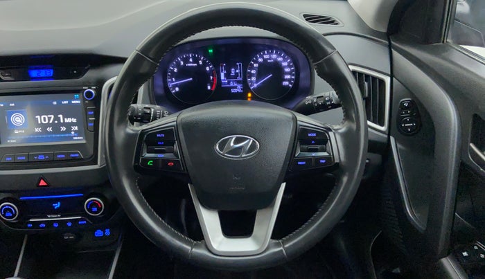 2017 Hyundai Creta SX PLUS 1.6 PETROL DUAL TONE, Petrol, Manual, 50,121 km, Steering Wheel Close Up