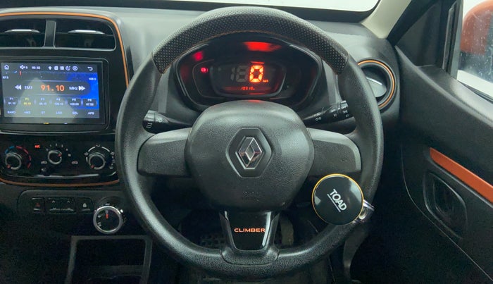 2018 Renault Kwid CLIMBER 1.0 AT, Petrol, Automatic, 10,318 km, Steering Wheel Close-up