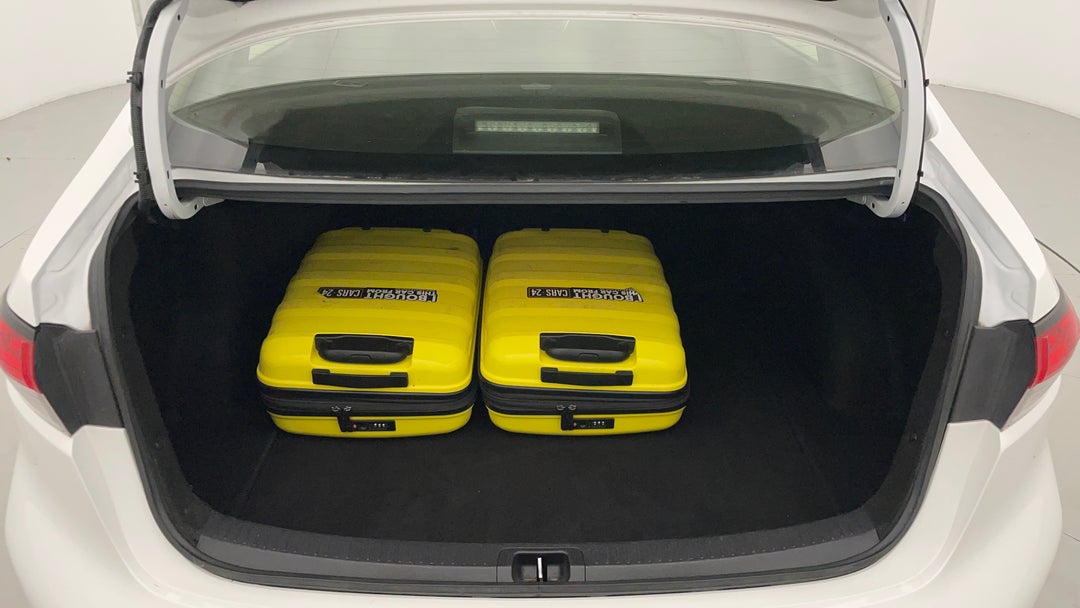 Boot Inside View with Luggage