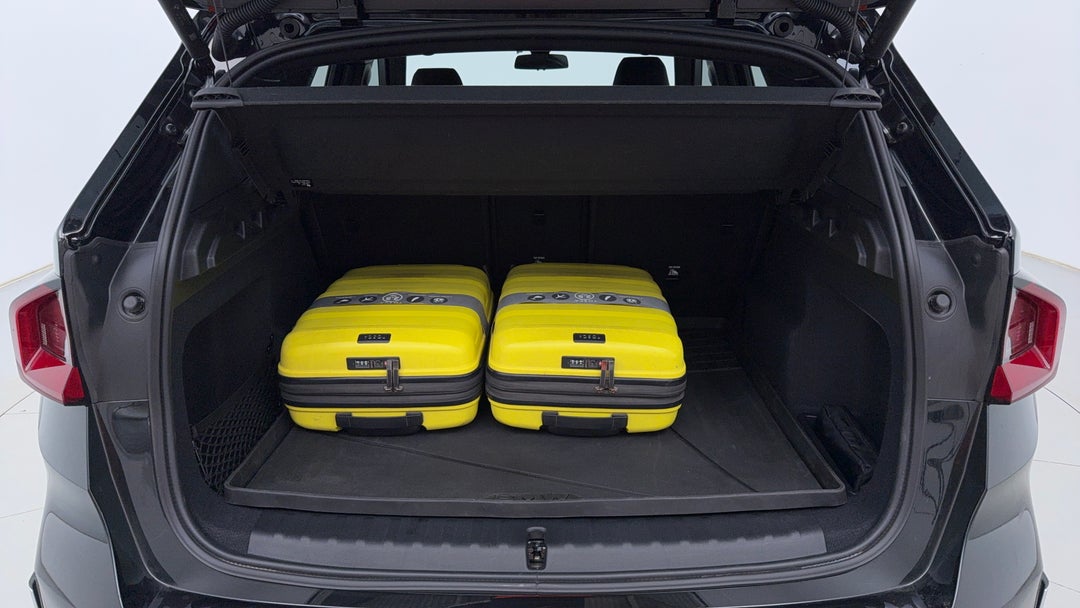 Boot Inside View with Luggage