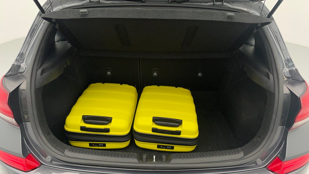 Boot Inside View with Luggage