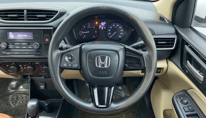 2018 Honda Amaze 1.5L I-DTEC S CVT, Diesel, Automatic, 1,00,516 km, Steering Wheel Close Up