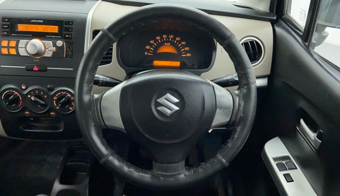 2014 Maruti Wagon R 1.0 LXI CNG, CNG, Manual, 90,837 km, Steering Wheel Close Up
