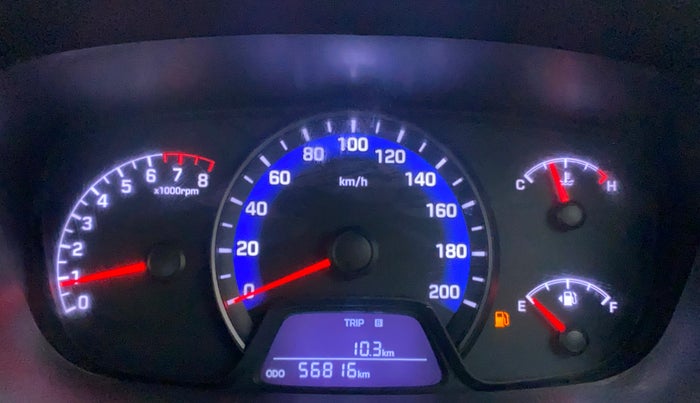 2015 Hyundai Xcent S 1.2, Petrol, Manual, 56,814 km, Odometer Image