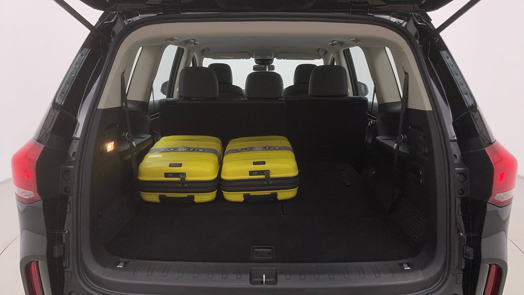 Boot Inside View with Luggage