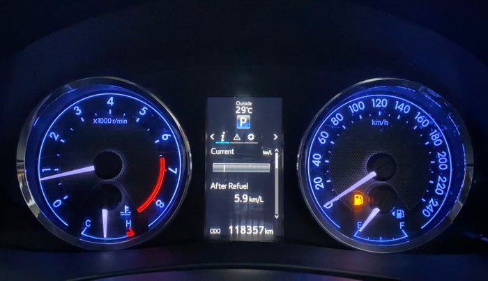 2016 Toyota Corolla Altis VL CVT PETROL, Petrol, Automatic, 1,18,478 km, Odometer Image