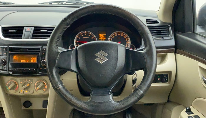 2015 Maruti Swift Dzire VXI, Petrol, Manual, 25,157 km, Steering Wheel Close Up