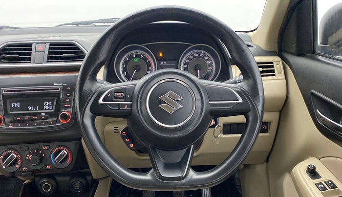 2018 Maruti Dzire VXI, Petrol, Manual, 39,398 km, Steering Wheel Close Up