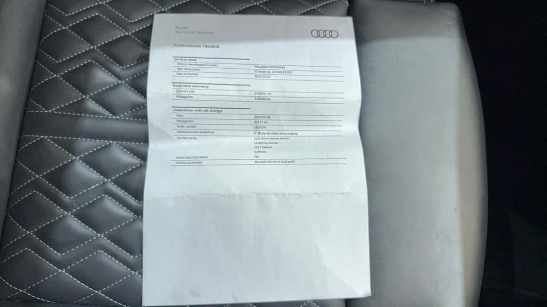 2022 Audi S3 2.0 Tfsi Quattro, Automatic, 38128 km, Service History