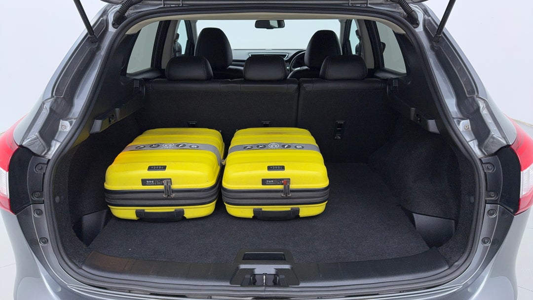 Boot Inside View with Luggage