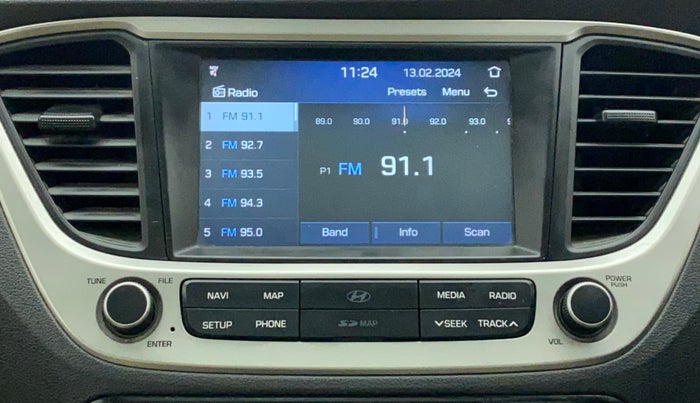 2019 Hyundai Verna 1.6 CRDI SX + AT, Diesel, Automatic, 47,085 km, Infotainment System